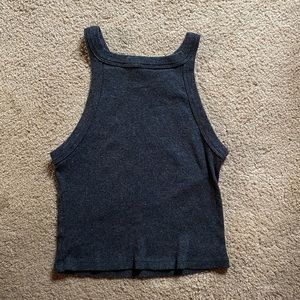 Grey Halter Top Tank Top